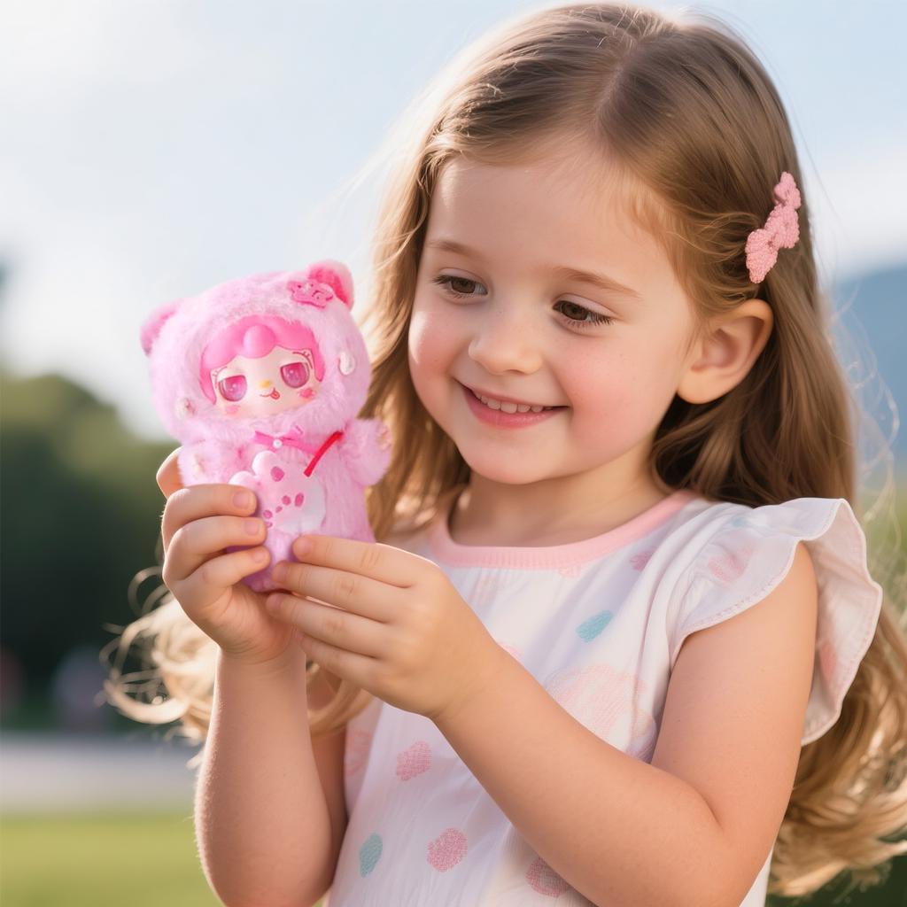 Søte vinyl plysjfigurer, Ta En Av Bjørnserien Plysjdukke, Kawaii Samleleker Figur Mystery Box For Bursdagsgaver, Enkelteske