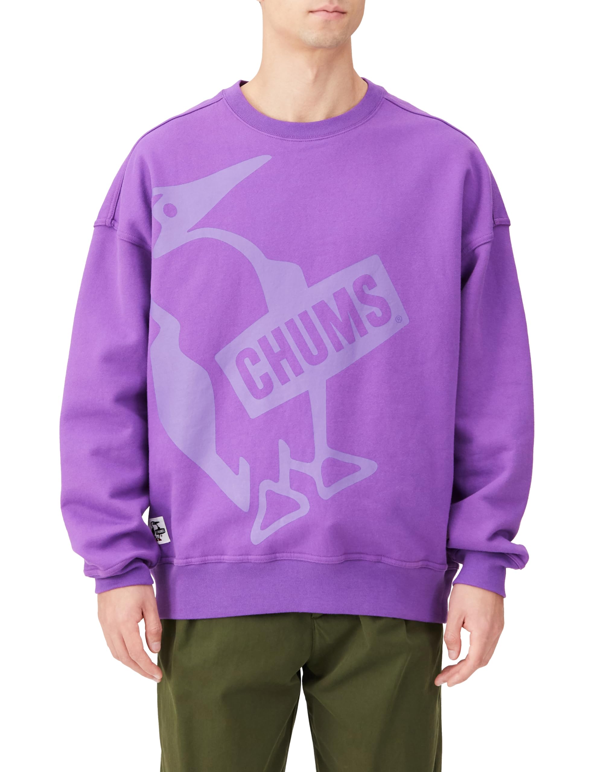 

Chums Sweatshirt Oversized Big Booby Crew Top Violet Men s