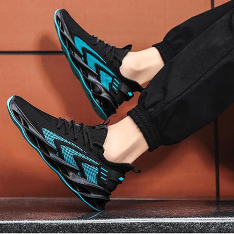 Καλοκαιρινή Νέα Ανδρικά Casual Αθλητικά Παπούτσια Ανδρικά Flying Weaving Shock για τρέξιμο