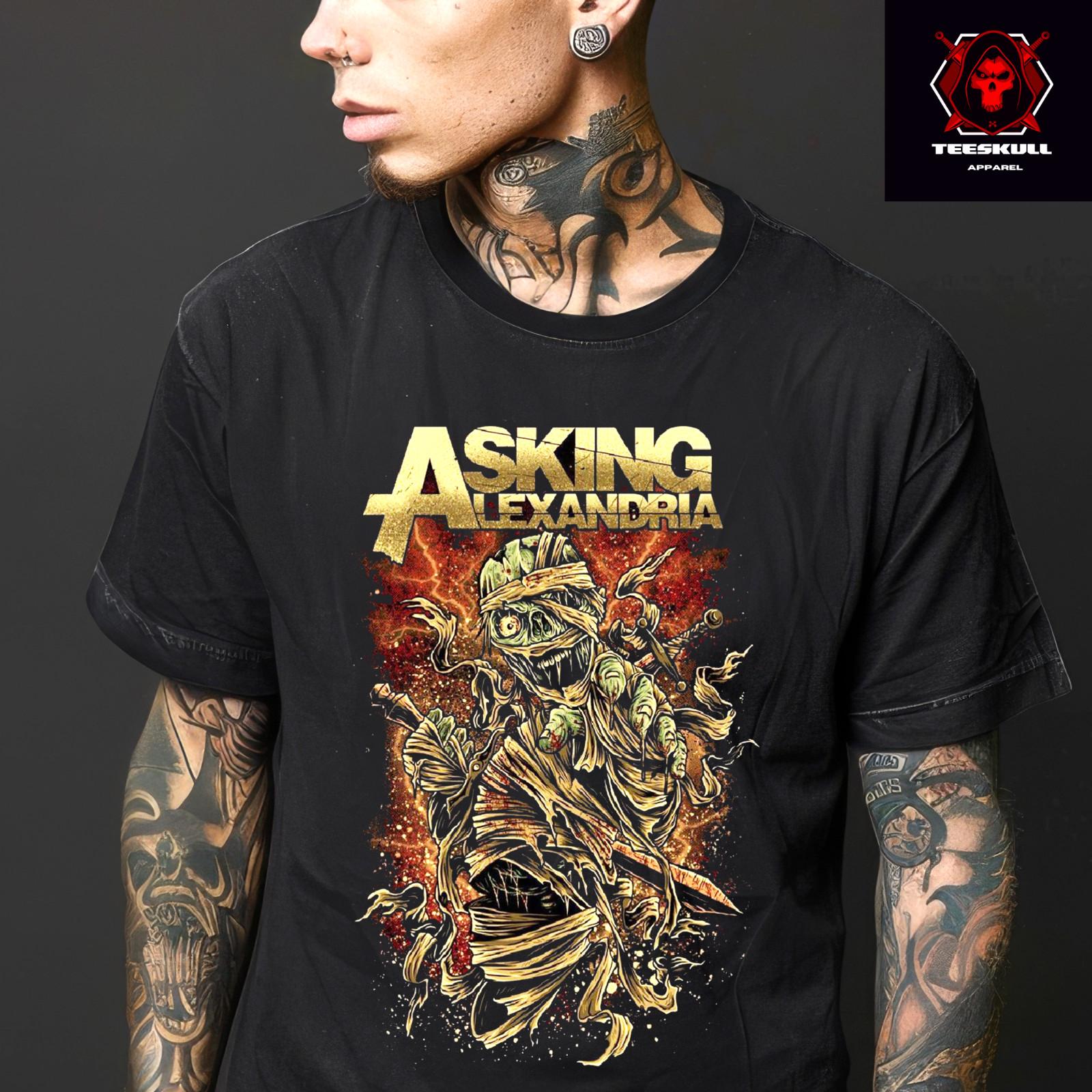 

26 Asking Alexandria Heavy Metal Rock Band Tee Unisex Heavy Cotton T-SHIRT S-3XL Unisex T-Shirt XXXXL