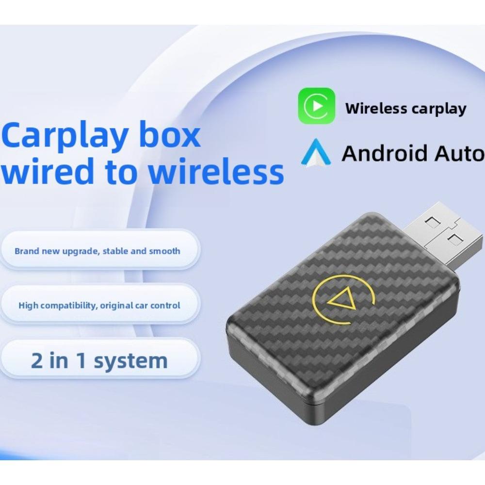 Wireless CarPlay Adapter Box Convert Wired To Wireless for Android Auto Car Stereo Connectivity
