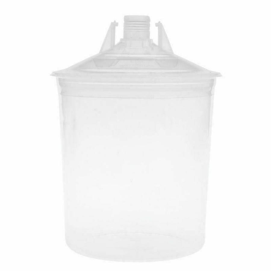 22oz 600ML Disposable Paint Cup H/O Quick Cup With 16X1.5 External Spray Gun Con