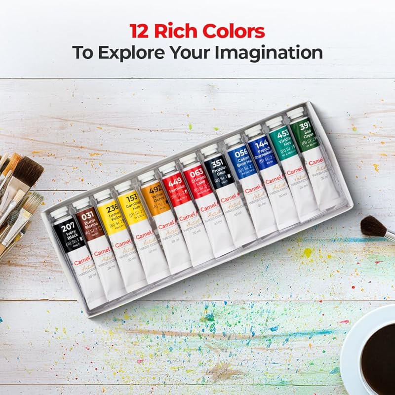Camel Artist S Water Color - 20Ml Each, 12 Shades 2012
