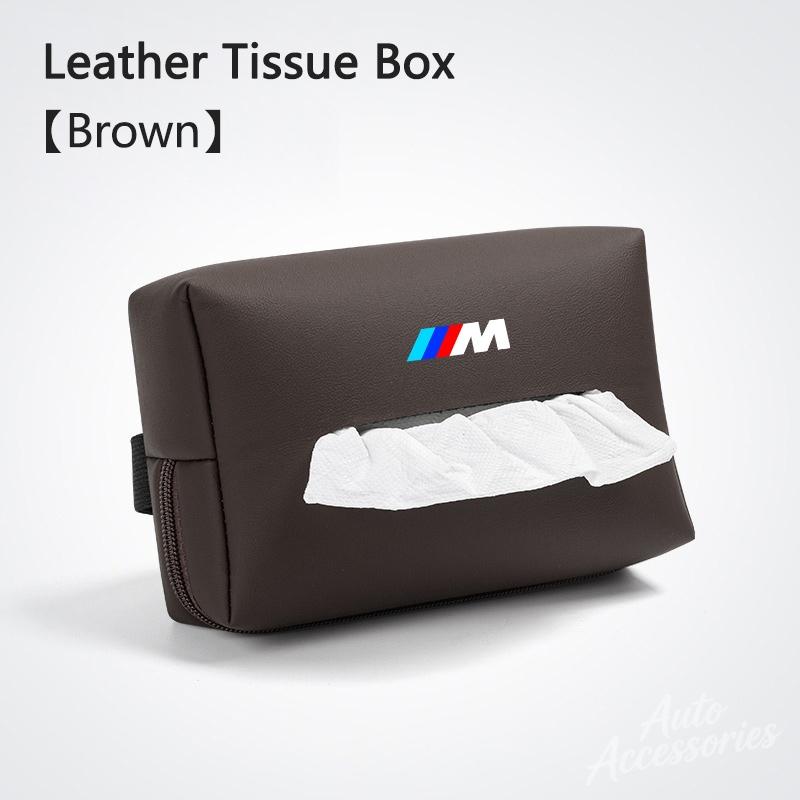 Car Tissue Box Car Seat Back Holder Tissue Paper Organizer For BMW M Power X1 X3 X4 X5 E46 E90 F20 E60 E39 F10 M1 M2 M3 Sticker Wzjh87