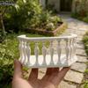 Miniatur-Puppenhausbalkon mit Geländer Europäischer Balkon Geeignet für Sammler, Miniatur-Szenen, DIY-Puppenhauszubehör