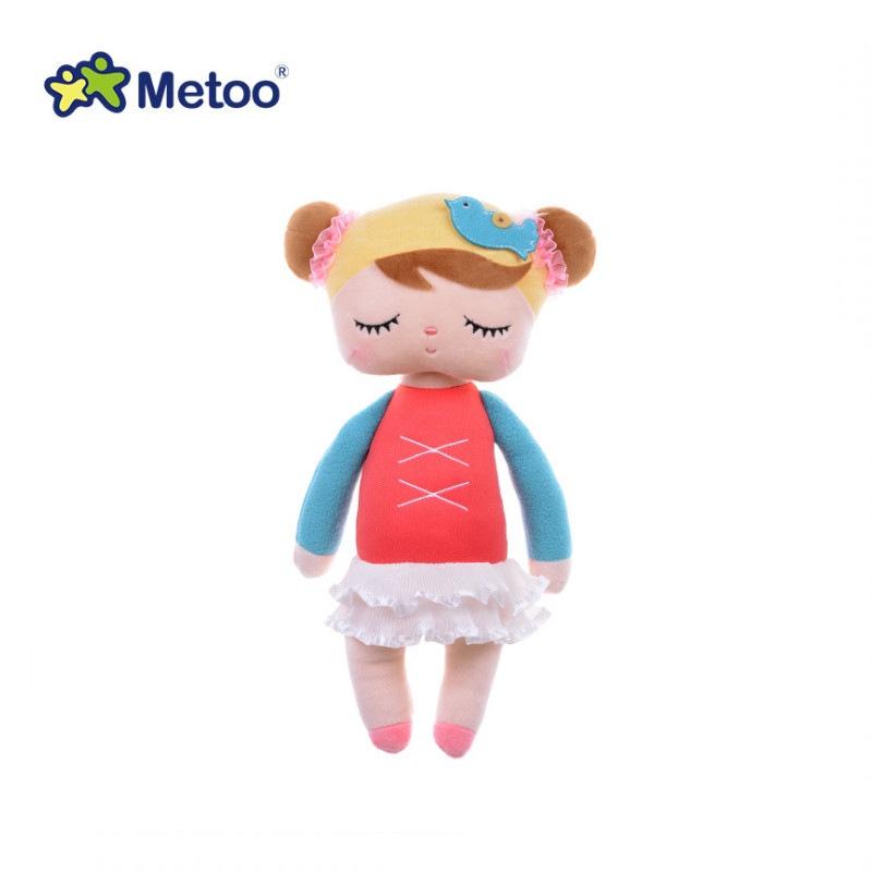 Adorable Metoo Angela Plush Doll With Cartoon Rabbit Ears For Girls' Home Decor