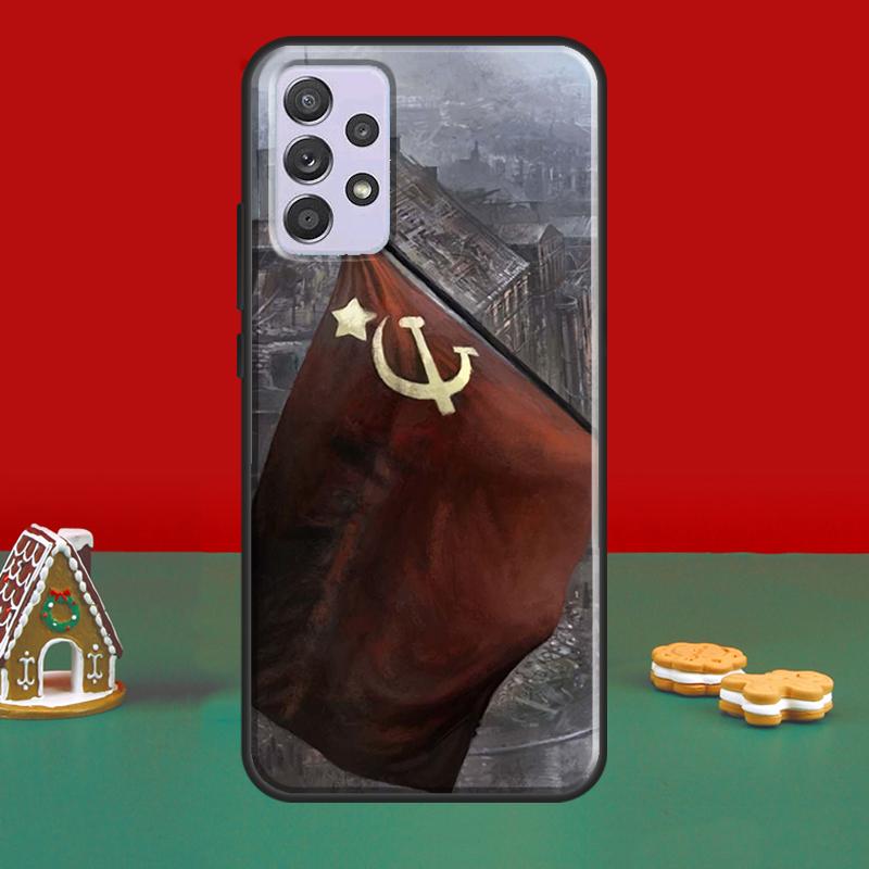 USSR Flag Soviet Union Case For Samsung A52S A12 A32 A42 A52 A72 A51 A71 A31 A11 A40 A50 A70 A21S Phone Cover