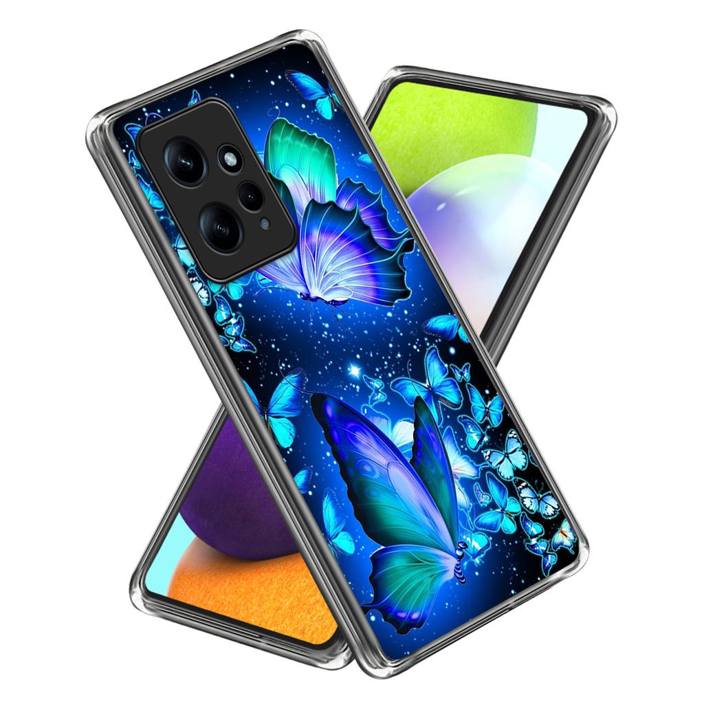For Xiaomi Redmi Note 12 4G Case Scratch-Proof TPU Pattern Printing Back Phone Cover