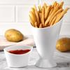 Slanted Snack Cup Plastic Dessert Plate Durable Vegetable Salad Cup  Home