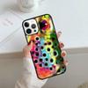 Regenbogenforellen-Fischerei-Haut-Handyhülle Für iPhone 17 Air 13 12 14 15 16 Hülle Für Apple Pro Max 6S Plus Coque