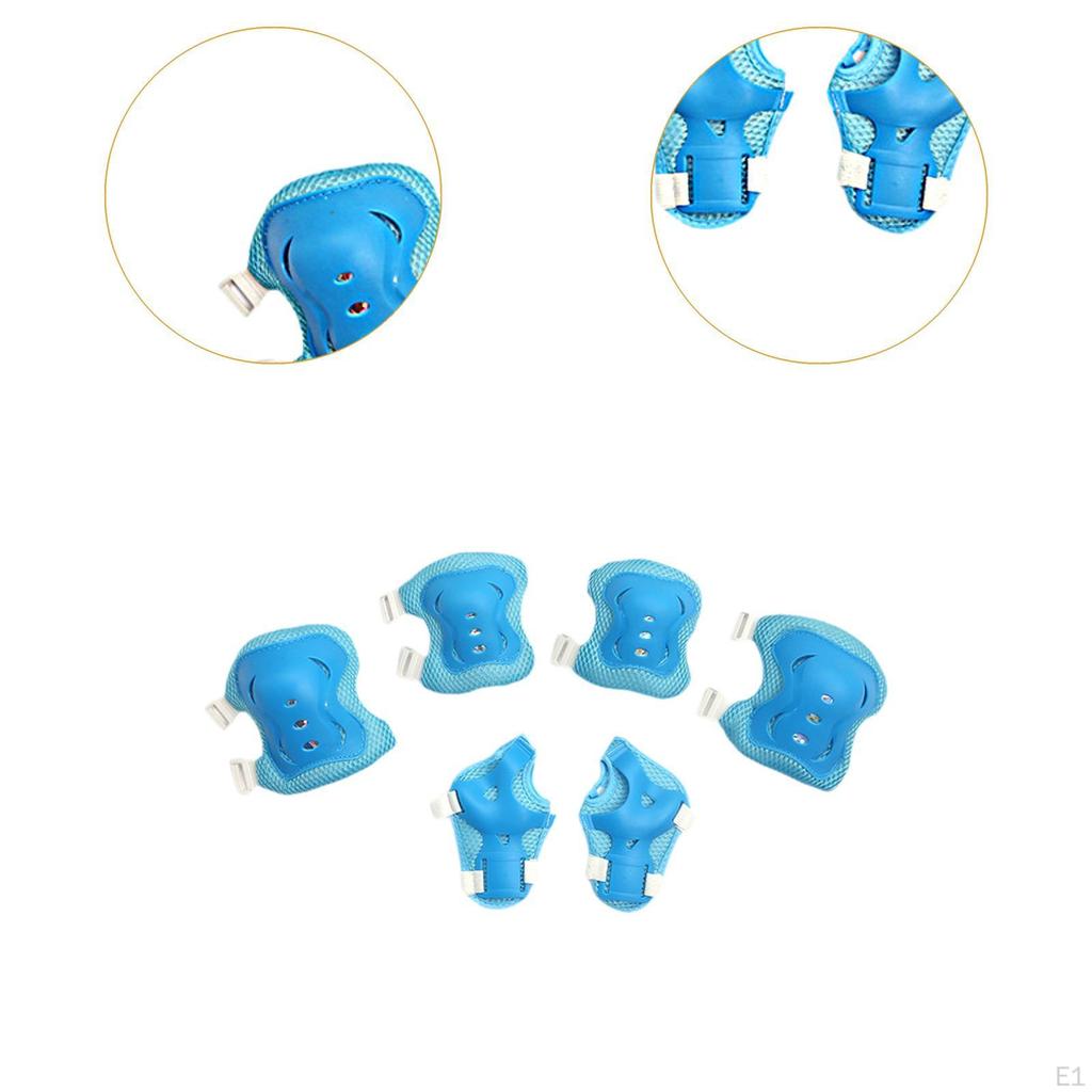 Kids Gear: Skate Pad Set Including Knee and Elbow Supports for Riding