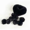 Imitation fox fur scarf autumn and winter temperament big hair ball magnetic scarf imitation fur thickened warm plush scarf