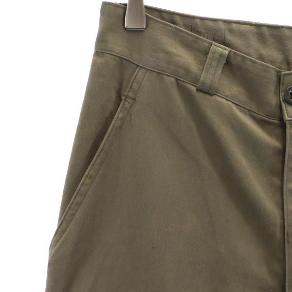 FRENCH ARMY 80s PAUL BOYE military cargo pants khaki Men's Used