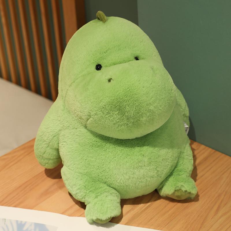 

Chubby Dinosaur Plush Toy Cute Fat Dump Pig Stuffed Animals Plushie Panda Bear Gentle Soft Furry Polar Bear Doll Sleep Hug Present 23cm