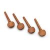 4pcs/set 4/4 Size Violin Fiddle Tuning Peg Set Wooden Replacement Violin Parts & Accessories