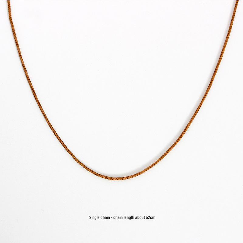 European & American Heart-Shaped Gold-Plated Colorful Gummy Bear Pendant Necklace for Men & Women: Korean Hot Style