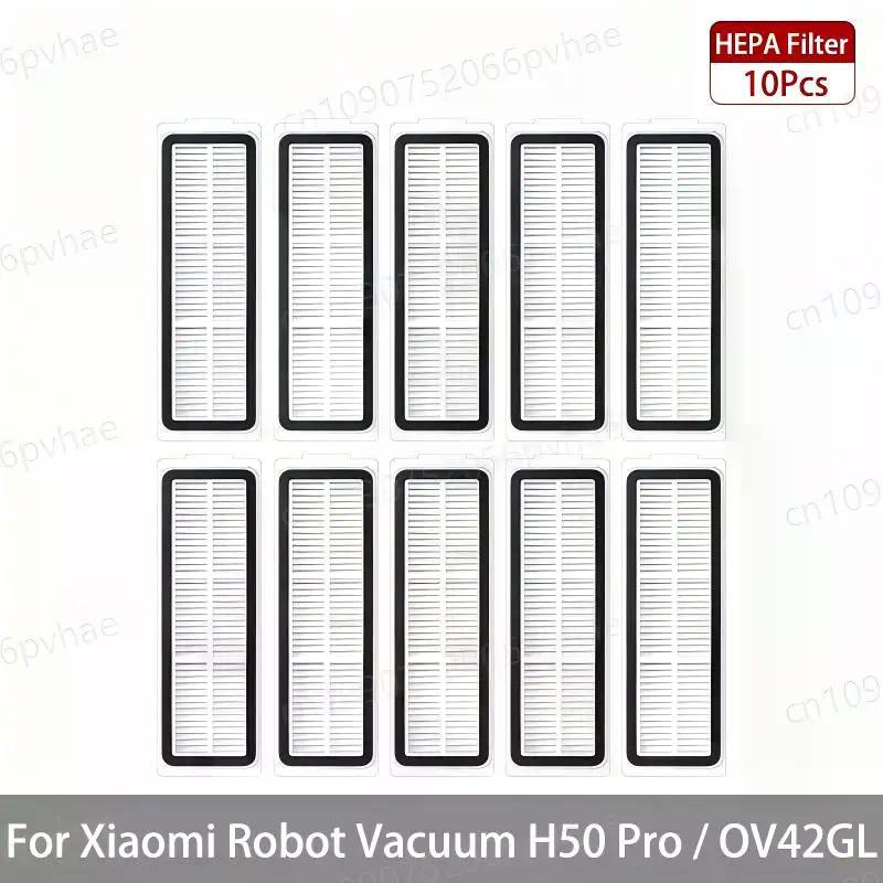 Suitable for For Xiaomi Robot Vacuum H50 OV43GB / H50 Pro OV42GL Cleaner Accessories Main Side Brush Cover Filter Mop Holder Dust Bag Dust Box