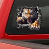 Fierce Tiger Car Sticker Vinyl Decal Waterproof Rear Window Motorcycle Camper Bumper Truck Laptop Decoration X15