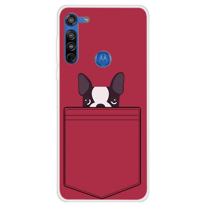 Moto G8 Power Kılıfı Yumuşak Silikon Arka Kılıf Motorola Moto G8 Plus Telefon Kılıfı İçin Moto G8 Power Lite G 8 G8+ Sevimli Kapaklar