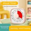 Self-Discipline Countdown Alarm Clock 120 Minutes Kitchen Timer Study Timer Visual Timer  Children