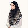 Malaysia Women Print Hijabs Shawl Arab Head Wrap Bonnet Long Scarf Scarves