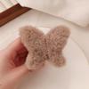 Roztomilý podzimní zimní plyšový motýlek klip na žraloka univerzální velká spona pro ženy dívky sladké vlasy doplňky dárky