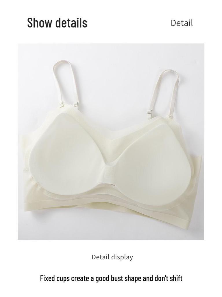 Ultradünnes Nahtloses Bügelloses Bequemes Camisole Damen-BH mit Schönem Rücken