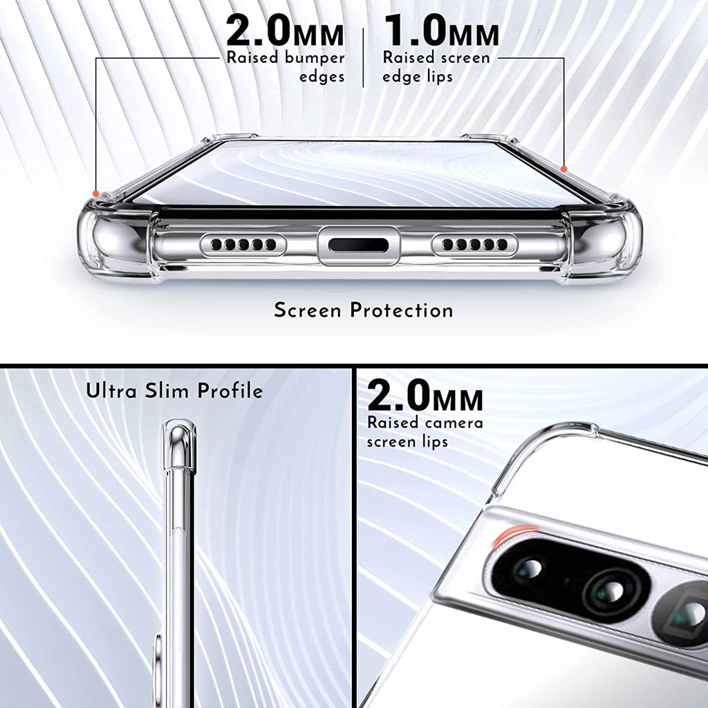 Custodia morbida antiurto con supporto ad anello per Google Pixel 9 Pro XL 8A 8 Pro 7Pro 7A 6A Custodia posteriore in silicone trasparente