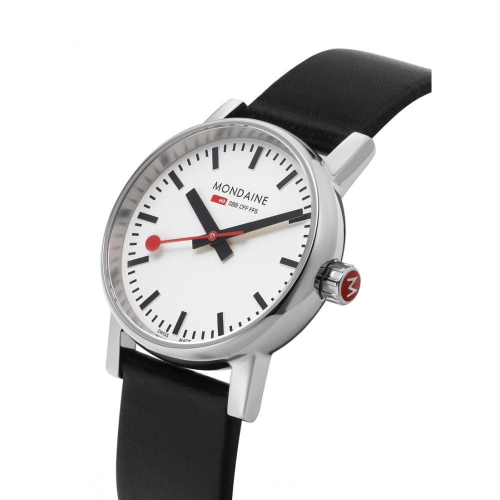 Dámské kožené hodinky Mondaine Railway Evo2 mSe.30110.lb