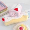 Large Capacity Pencil Case Cute Pastel Kawaii Multi-use Zip Pouch Portable Cosmetic Bag for Students Office Workers Daily Use