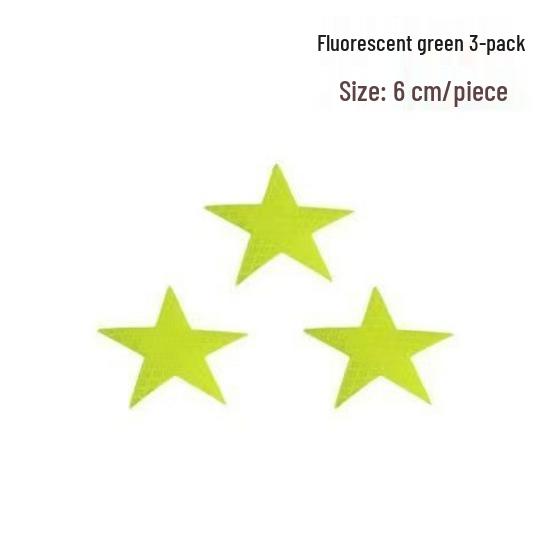 Pentagon Reflective Warning Sticker for Cars & Motorcycles - Creative & Personalized Decoration