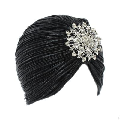 Indian Turban Beanie Stretch Headwrap Head Wrap for Female Women Lady Birthday Wedding