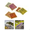 14 Strip Architecture Scale Model Static Grass Tufts Bushes Wargames Scenery