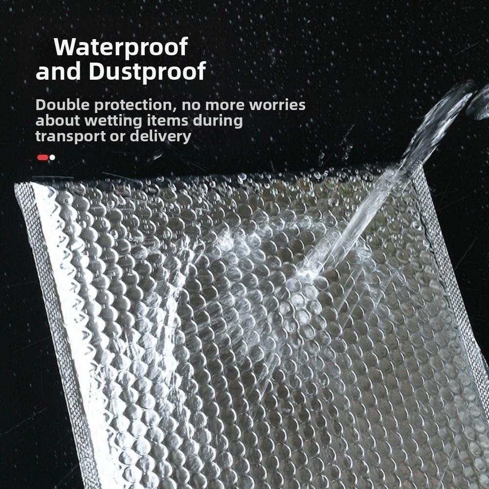 10Pcs 18cm Holographic Shipping Bags Pearlescent Film Shipping Bags Durable Foam Envelope