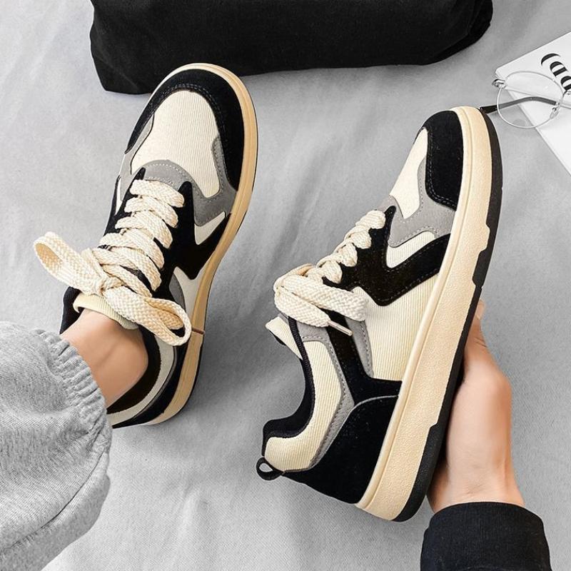 Fashion Male Shoe Lace-up Cushioned Insole Splicing Colour Men's Casual Shoes Running Hiking Classic Original New In Sneakers Promotion