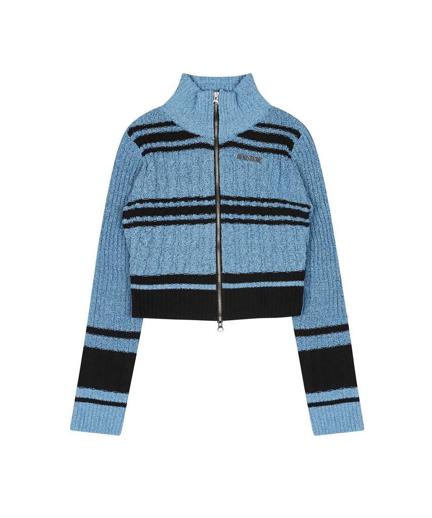 LUVISTRUE Shining Knit Zipup(Blue)