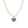 Zodiac Heart Contemporary Necklace With Layered Chain Perfect For Women Fashionable