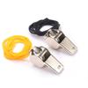 1Pc Stainless Steel Sports Whistles with Lanyard - Loud Crisp Sound for Coaches Referees And Officials