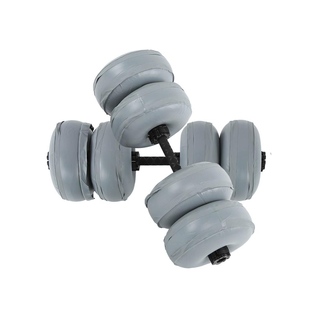 30kg Adjustable Travel Water Filled Dumbbells for Men Women Arm Muscle Training Home FitnessGray