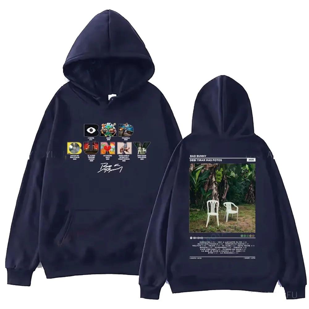 2025 Bad Bunny Neues Album Nadie Sabe Lo Que Va A Pasar Mañana Grafik-Hoodies Mode Hip-hop Harajuku Streetwear Unisex Hoodie