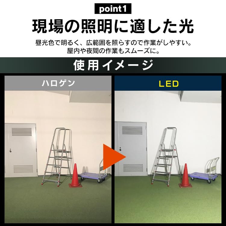 Iris Ohyama LED floodlight 2000lm LWT-2000CK2