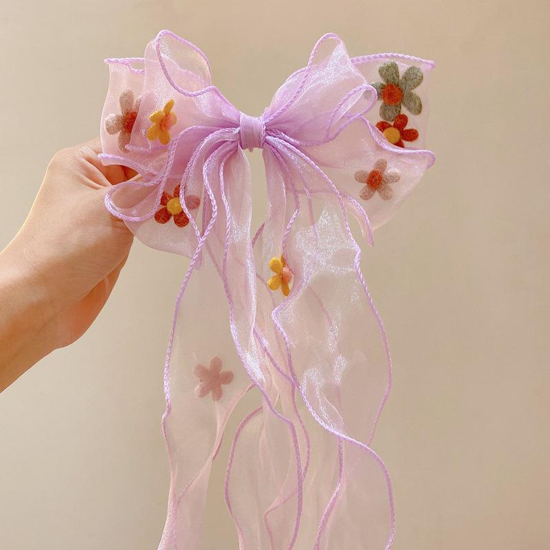 Colorful Bow Braided Hairband for Girls – Princess Ribbon Hairpin Accessory