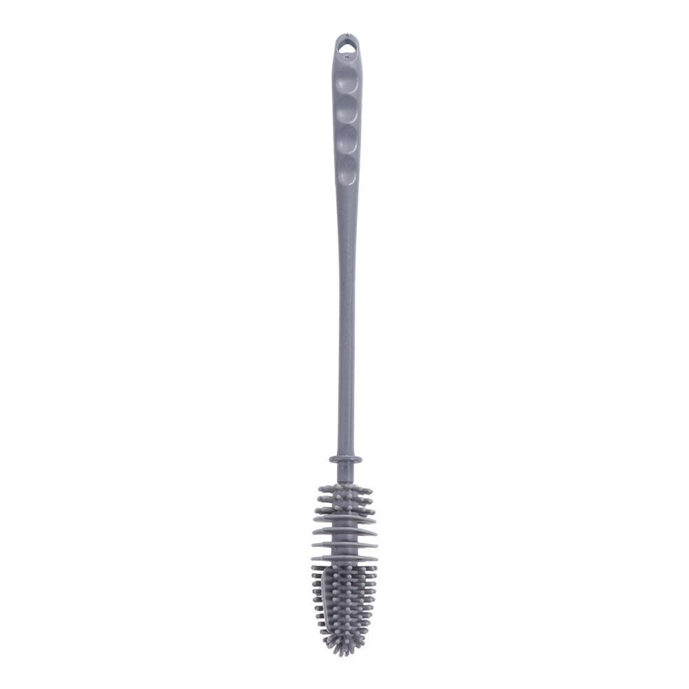 Multifunctional Silicone Cup Brush No Dead-end Silicone Milk Bottle Brush Household Long