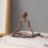 Abstract Figures Thinkers Plastic Handicrafts Cute Little Ornaments Room Decorations Artistic Living Room Ornaments