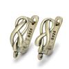 Bronze Musical Earrings Findings For DIY Jewelry Earring Hooks Accessory for Jewelry Handmade Making Supplies