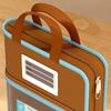 L-shaped A4 File Bag Large Capacity 4 Layers Stationery Storage Bag Transparent Mesh File Organizer School Supplies