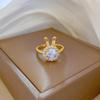 Zircon Bunny Rings for Women 2023 New Adjustable Ring Fashion Party Jewelry