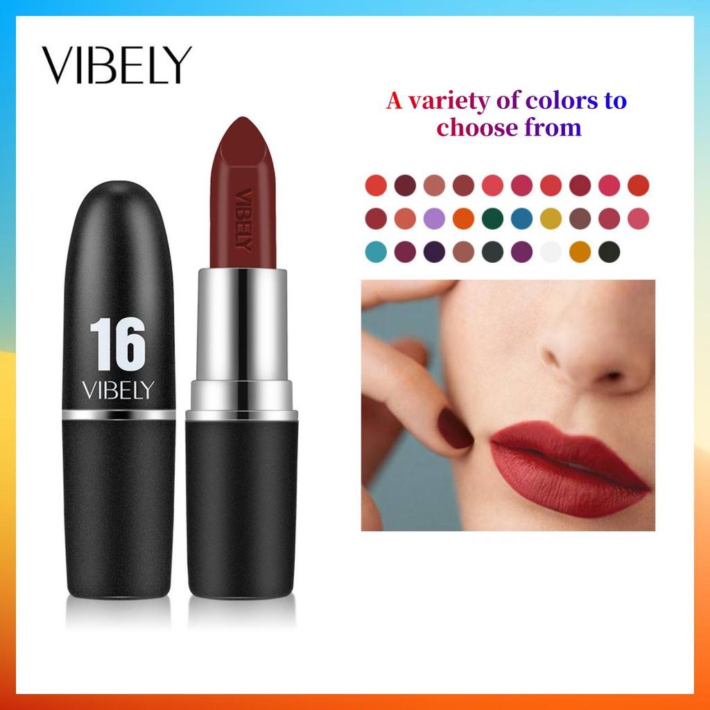 18 Colors Waterproof Matte Lipstick Professional Makeup