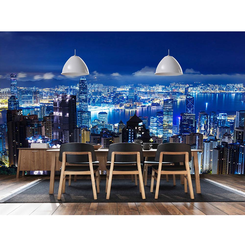 3d Wall Mural Modern City Night Views Wallpapers For Bedroom Living Room Sofa Backdrop Wall Paper