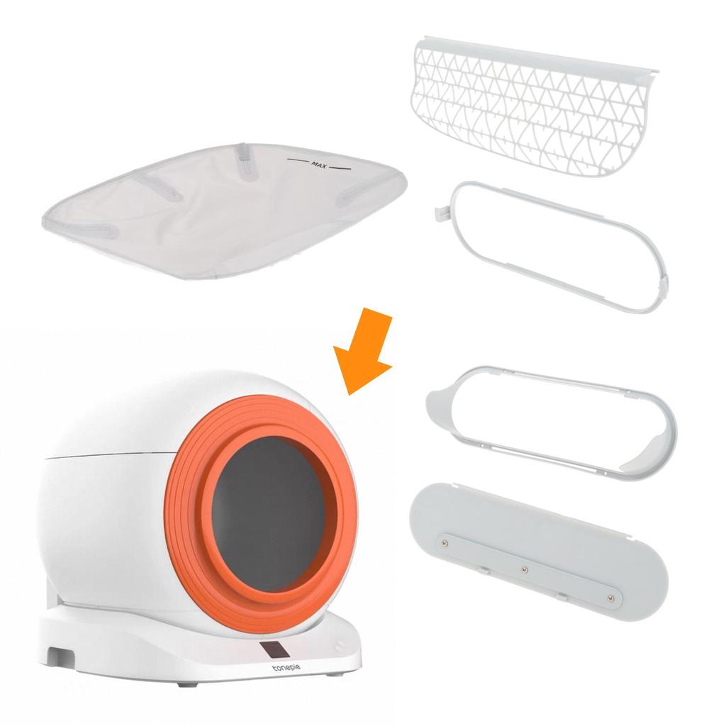 Příslušenství k toaletě pro kočky, Snadná instalace, Efektivní kontrola, pro automatickou odpadkovou nádobu, Potřeby pro mazlíčky, Přímá náhrada za Q-clean